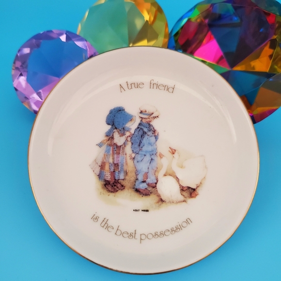 Holly Hobbie Other - Holly Hobbie 'A true friend' decorative plate Celebration Arts Group vintage